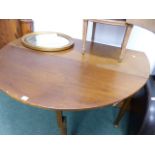 A LARGE 19th.C.MAHOGANY DINING TABLE.