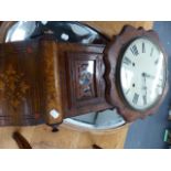 A VICTORIAN WALL CLOCK,