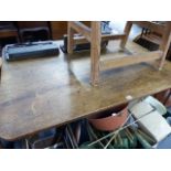 A GEORGIAN MAHOGANY BREAKFAST TABLE.