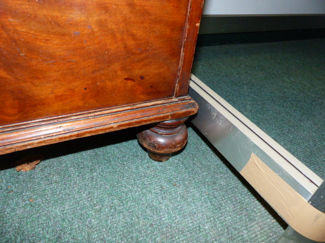 A GEO.III.MAHOGANY CHEST ON CHEST WITH BRUSHING SLIDE. - Image 17 of 20