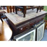 A GEO.III.MAHOGANY CHEST OF DRAWERS.