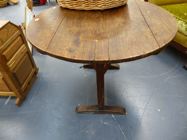 A 19th.C.OAK BILLIARD TABLE. - Image 11 of 11