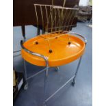 A RETRO DRINKS TROLLEY,ETC.