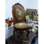 A VICTORIAN NURSING CHAIR