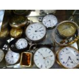 VARIOUS POCKET AND WRIST WATCHES.