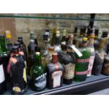 COLLECTION OF VARIOUS WINES, SPIRITS AND LIQUERS.