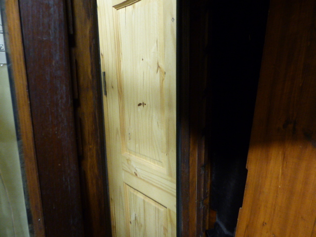 A COLONIAL MOORISH STYLE HARDWOOD AND INLAID GLAZED DISPLAY VITRINE CABINET. W.112 x H.175cms. - Image 25 of 48