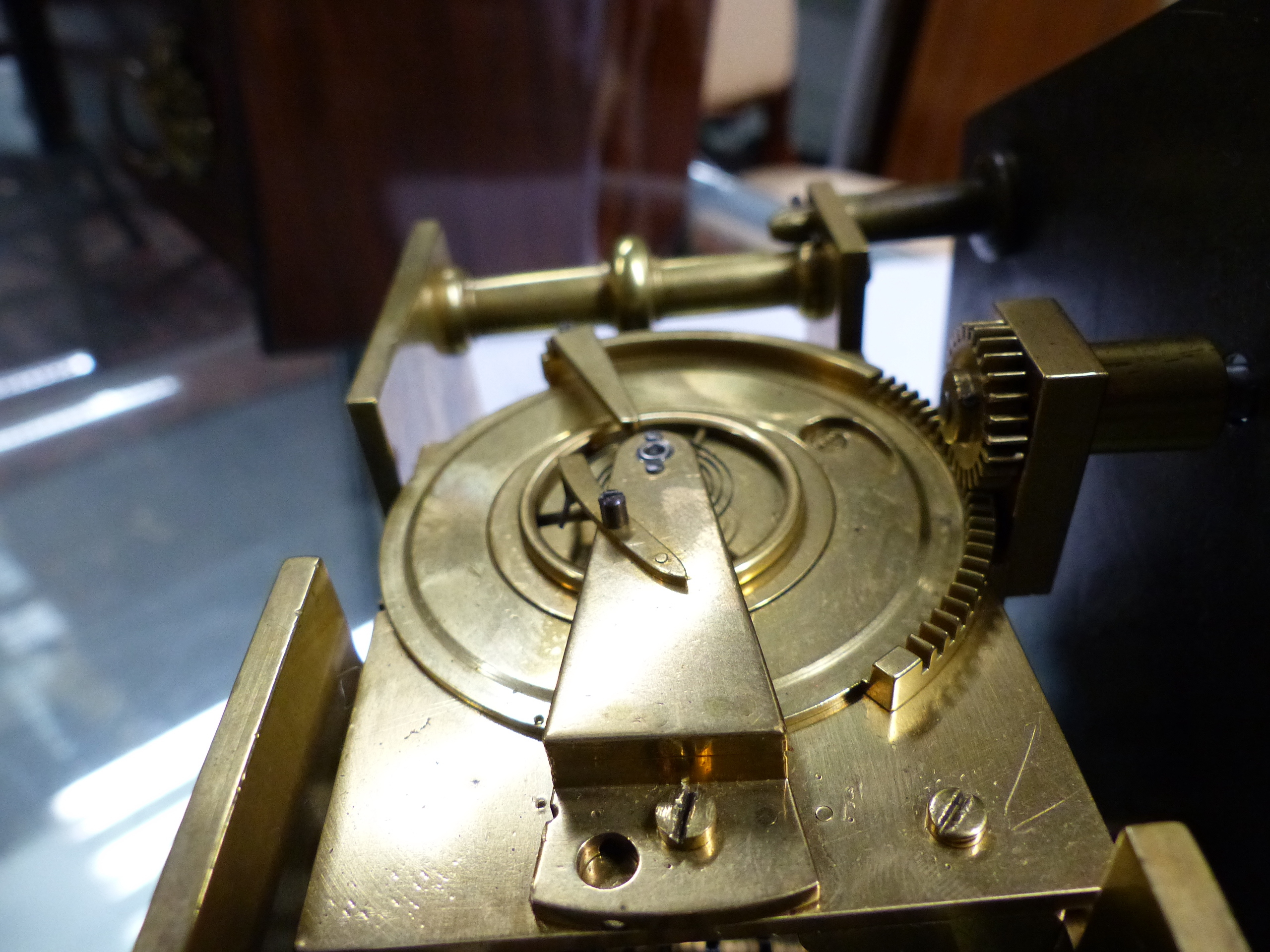 VULLIAMY,LONDON . A LATE GEORGIAN MAHOGANY AND EBONY INLAID BRACKET CLOCK. PLAIN SILVERED DIAL - Image 33 of 39