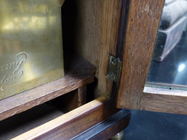 VULLIAMY,LONDON . A LATE GEORGIAN MAHOGANY AND EBONY INLAID BRACKET CLOCK. PLAIN SILVERED DIAL - Image 24 of 39