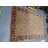 ANTIQUE PERSIAN MALAYER RUG. 130 x 190cms.