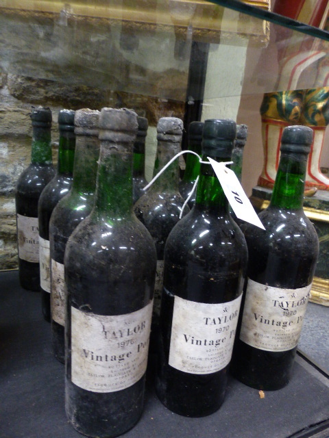 PORT, TWELVE BOTTLES OF TAYLORS VINTAGE PORT 1970.