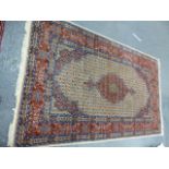 A PERSIAN RUG OF CLASSICAL DESIGN. 260 x 156cms.