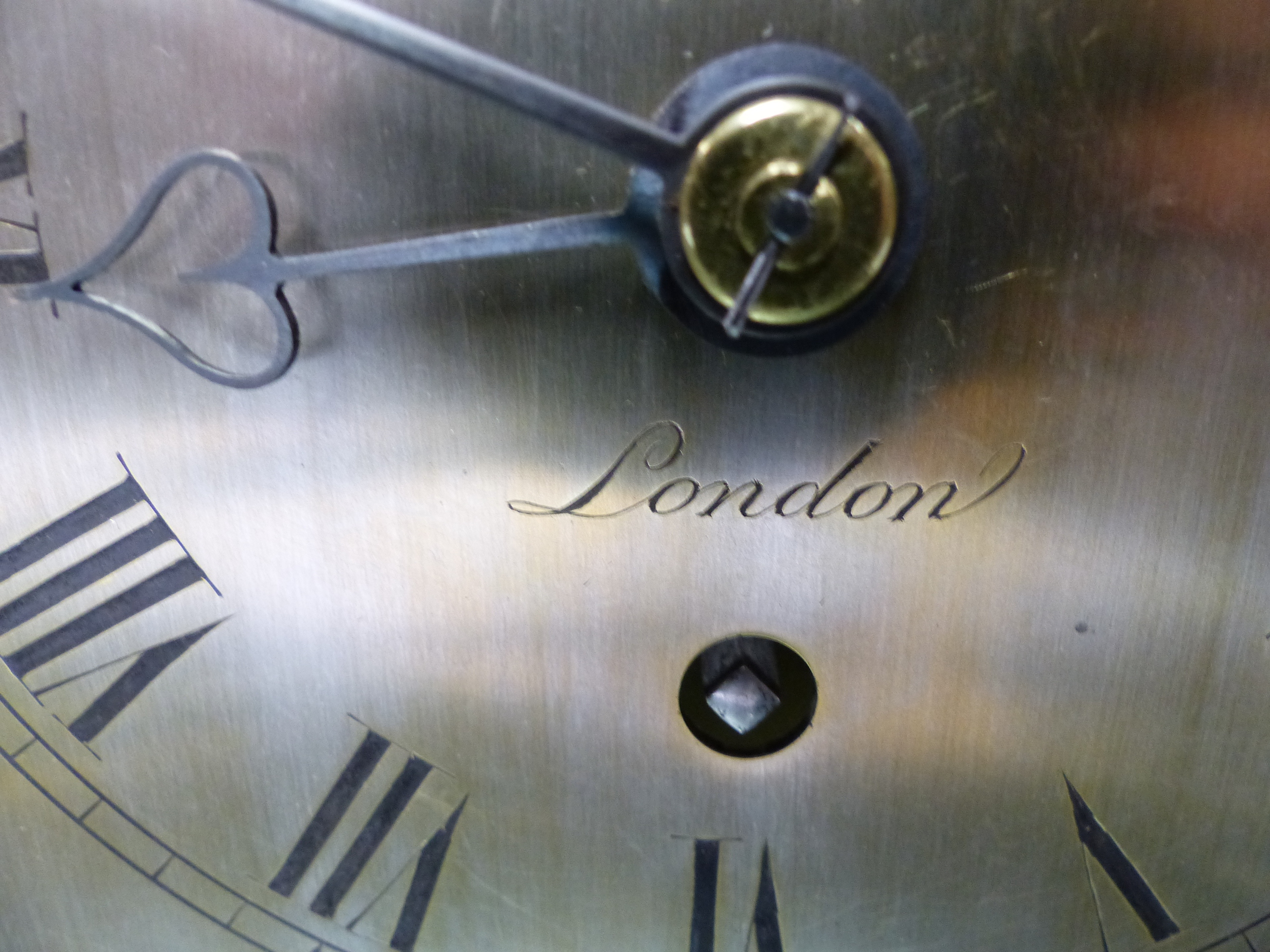 VULLIAMY,LONDON . A LATE GEORGIAN MAHOGANY AND EBONY INLAID BRACKET CLOCK. PLAIN SILVERED DIAL - Image 28 of 39