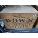 PORT, DOWS SILVER JUBILEE 1977 VINTAGE, TWELVE BOTTLES, CASED.