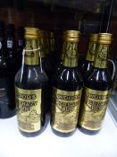 RUM, TWELVE BOTTLES OF WOODS GOLD LABEL NAVY RUM.