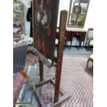 A VINTAGE ARTIST'S STUDIO EASEL.