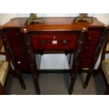 AN UNUSUAL EARLY 19th.C.MAHOGANY LIFT TOP WASHSTAND, POSSIBLY AMERICAN. 87 x 84cms.