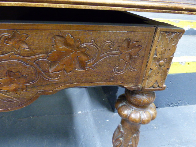 A 19th.C.SWISS BLACK FOREST CARVED AND INLAID ARMCHAIR WITH UNUSUAL SPRUNG SEAT AND INTEGRAL - Image 31 of 48