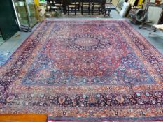 ANTIQUE PERSIAN CARPET OF CLASSICAL DESIGN. 507 x 384cms.