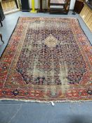 ANTIQUE PERSIAN HAMADAN CARPET. 358 x 252cms.