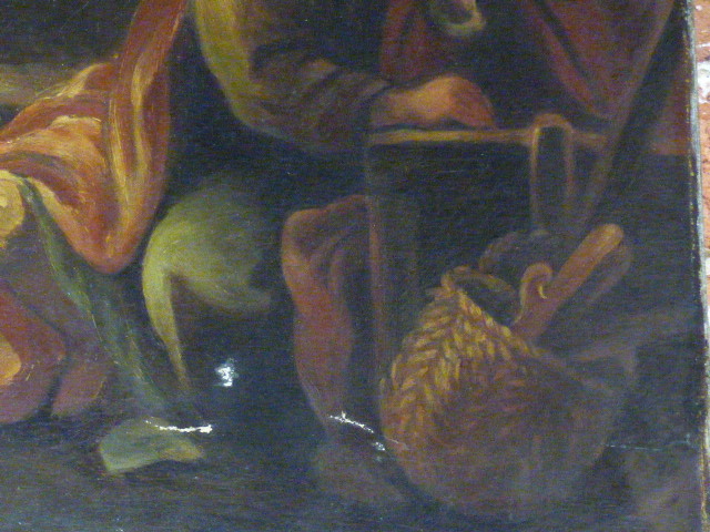 ITALIAN SCHOOL AFTER THE OLD MASTERS A RELIGIOUS SCENE OF MARY AND OTHER FIGURES OIL ON CANVAS, - Image 8 of 15