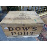 PORT, TWELVE BOTTLES CASED VINTAGE PORT 1963.