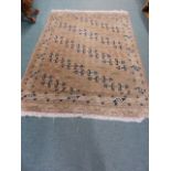 A TURKOMAN YOMOUD RUG. 164 x 236cms.