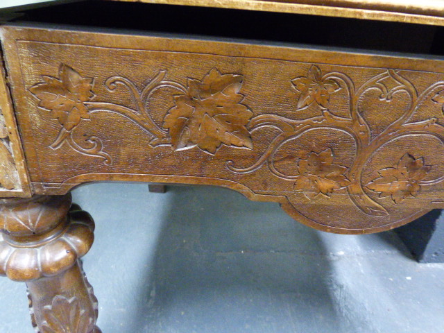 A 19th.C.SWISS BLACK FOREST CARVED AND INLAID ARMCHAIR WITH UNUSUAL SPRUNG SEAT AND INTEGRAL - Image 29 of 48