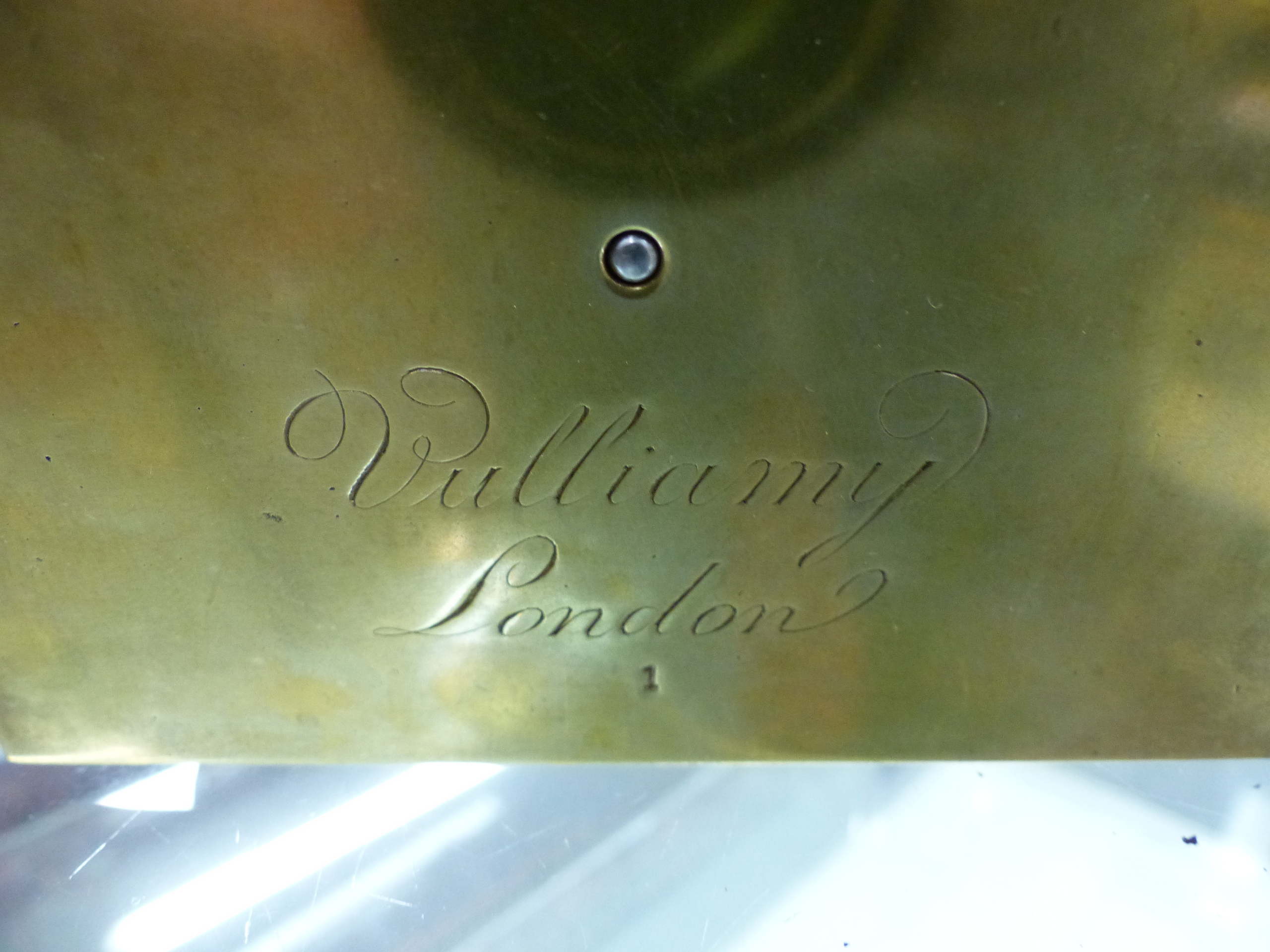 VULLIAMY,LONDON . A LATE GEORGIAN MAHOGANY AND EBONY INLAID BRACKET CLOCK. PLAIN SILVERED DIAL - Image 39 of 39