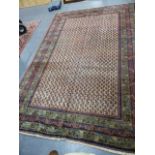 PERSIAN CARPET OF SEREBAND DESIGN. 210 x 318cms.