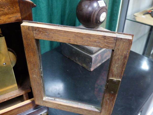 VULLIAMY,LONDON . A LATE GEORGIAN MAHOGANY AND EBONY INLAID BRACKET CLOCK. PLAIN SILVERED DIAL - Image 16 of 39