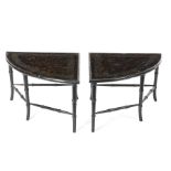 PAIR OF VINTAGE SIDE TABLES