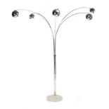 CHROME FLOOR LAMP