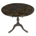 CHINOISERIE TILT-TOP TEA TABLE