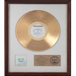 THE ALLMAN BROTHERS RIAA GOLD RECORD AWARD