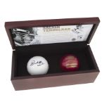 SACHIN TENDULKAR FAREWELL TO A CRICKET LEGEND SIGNED LIMITED EDITION CRICKET BALL DISPLAY