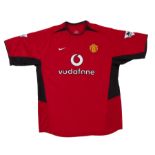 ROY KEANE 2002 MANCHESTER UNITED TEAM ISSUED JERSEY