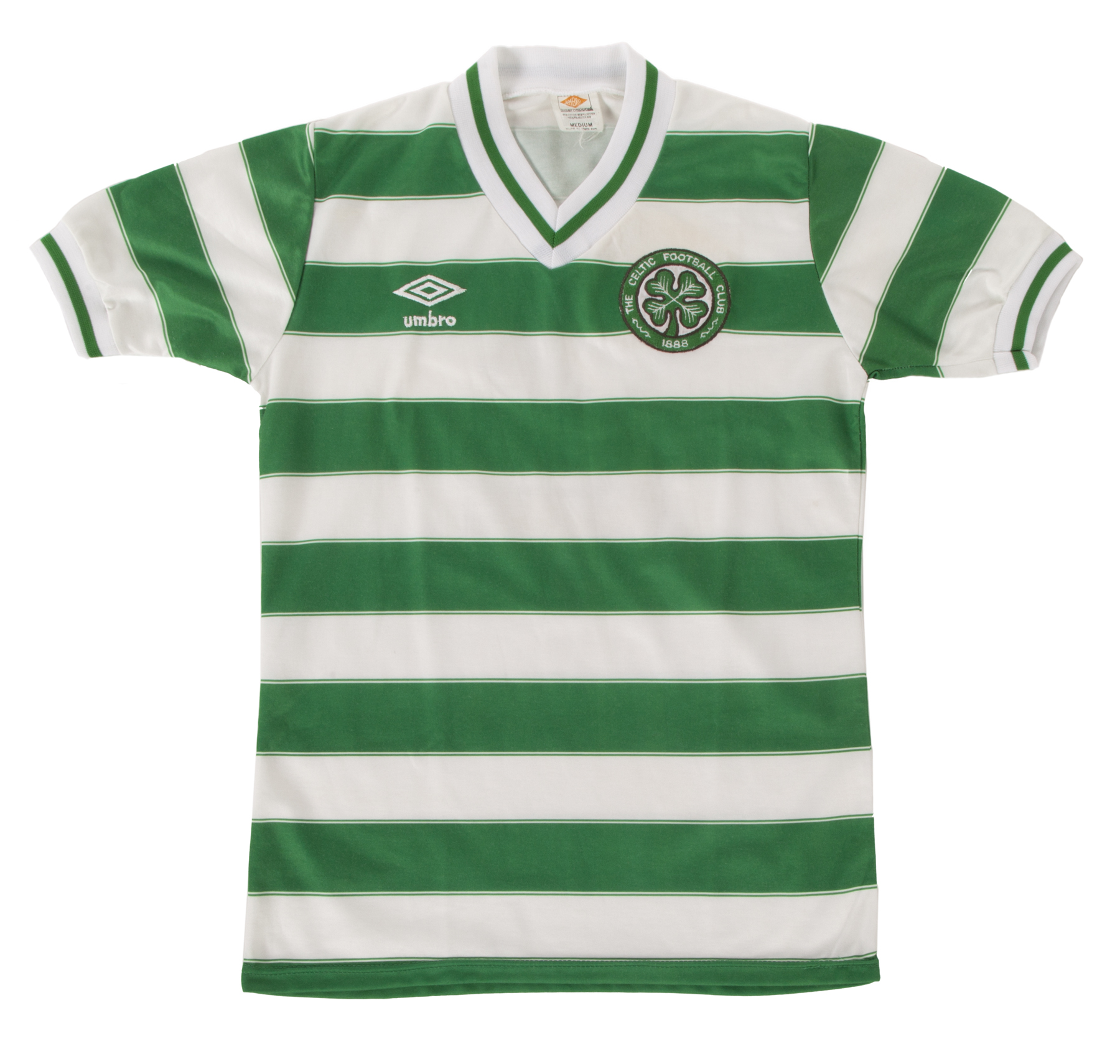 DANNY McGRAIN 1982 CELTIC MATCH WORN EUROPEAN CUP JERSEY