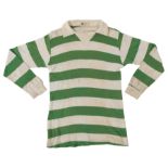 JIMMY JOHNSTONE 1972 CELTIC BOBBY CHARLTON TESTIMONIAL MATCH WORN JERSEY