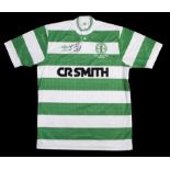 ANDY WALKER SIGNED 1989 CELTIC SCOTTISH CUP FINAL MATCH ISSUED JERSEY