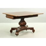 19th C. Empire Mahogany Card Table