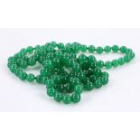 Chinese Spinach Jade Necklace