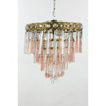 1920s Crystal Chandelier