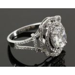 18K Multi Stone Diamond Ring