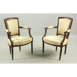 Pr. 19th C. Louis XVI Style Fauteuils