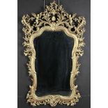 Ornate Carved Wood Mirror