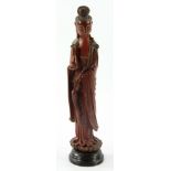 19th C. Chinese Carved Wood Guanyin