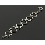 Sterling Heart Bracelet