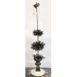 Iron Topiary Lamp