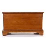 Early 19th C. Pine Blanket Chest